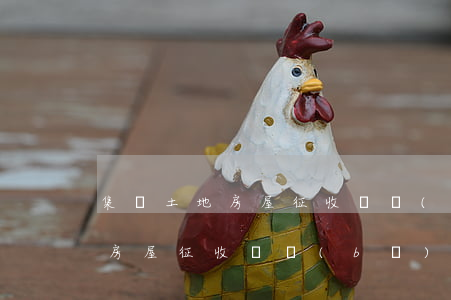 集體土地房屋征收與補(bǔ)償(集體土地房屋征收與補(bǔ)償條例多少錢)