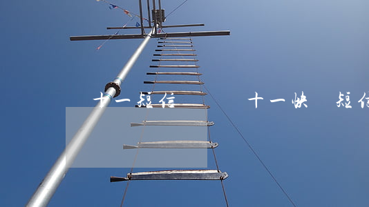 雙十一短信詐騙(雙十一快遞短信惡作劇)