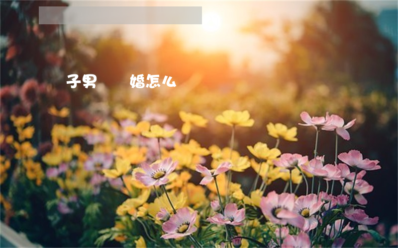 雙子男鬧離婚怎么辦