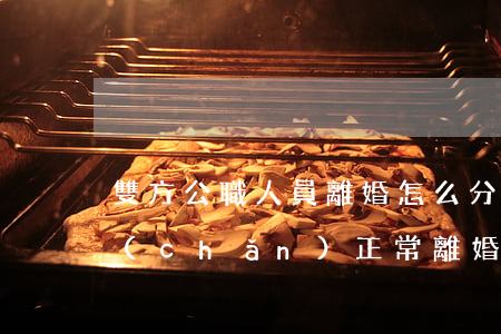 雙方公職人員離婚怎么分割財(cái)產(chǎn)(正常離婚怎么分割財(cái)產(chǎn))