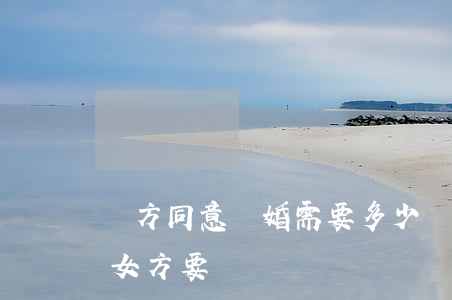 雙方同意離婚需要多少錢(雙方都同意離婚但女方要錢)
