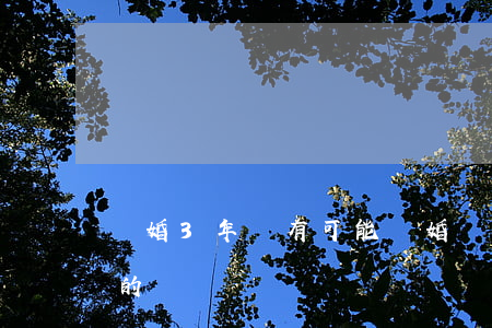 離婚3年還有可能復婚嗎?(離婚三四年有復婚的嗎)
