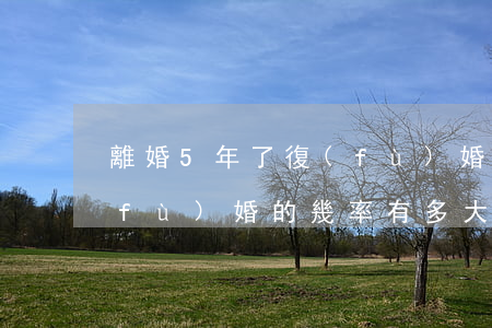 離婚5年了復(fù)婚幾率大嗎(離婚復(fù)婚的幾率有多大)