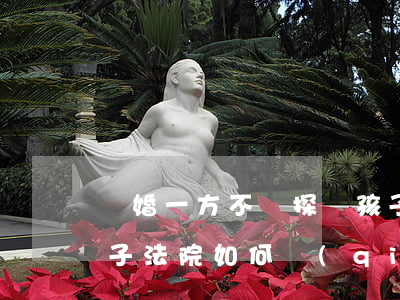 離婚一方不讓探視孩子(離婚一方不讓探視孩子法院如何強(qiáng)制執(zhí)行)