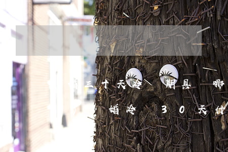 離婚三十天冷靜期具體哪一天辦理手續(xù)(離婚冷靜30天什么時(shí)間實(shí)施)