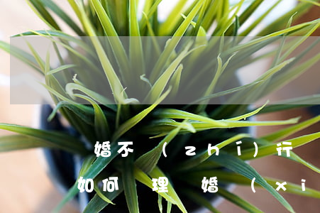 離婚不執(zhí)行離婚協(xié)議如何處理(離婚協(xié)議不執(zhí)行的后果)