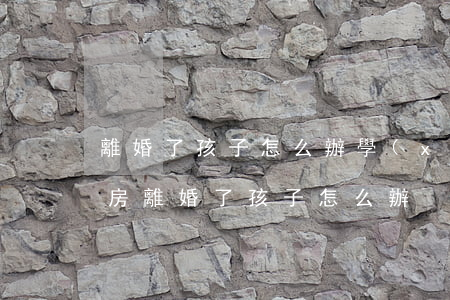 離婚了孩子怎么辦(學(xué)區(qū)房離婚了孩子怎么辦)