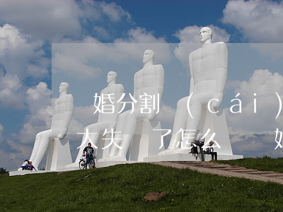 離婚分割財(cái)產(chǎn)有重大失誤了怎么辦(離婚過錯(cuò)方財(cái)產(chǎn)怎么分割)