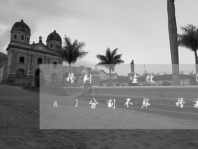 離婚判決書生效對財(cái)產(chǎn)分割不服(離婚案件判決不分割財(cái)產(chǎn))