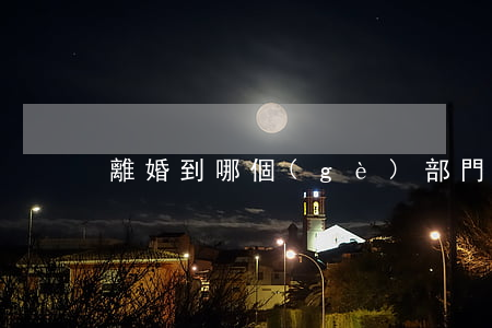 離婚到哪個(gè)部門(mén)