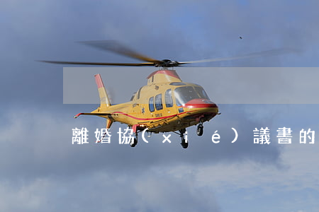 離婚協(xié)議書的書寫