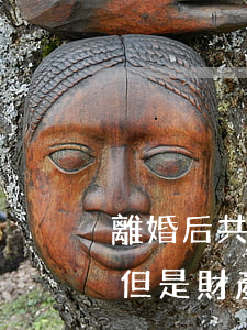 離婚后共同財產(chǎn)怎么辦(離婚了但是財產(chǎn)是共同的)