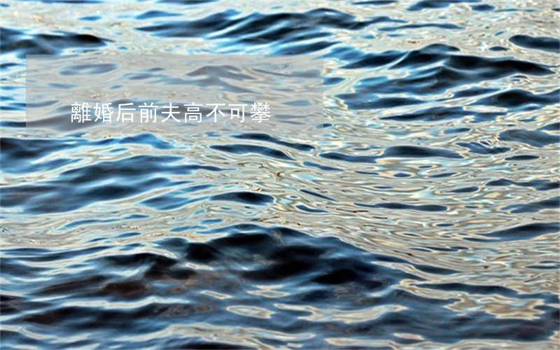 離婚后前夫高不可攀