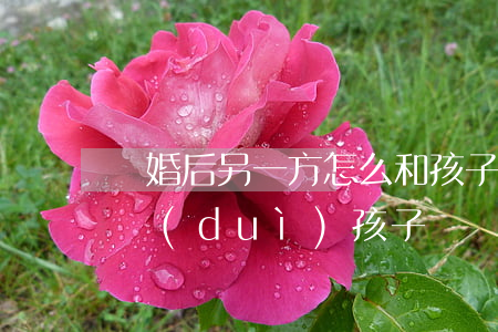 離婚后另一方怎么和孩子相處(離婚后怎么面對(duì)孩子)