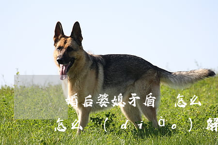 離婚后婆媳矛盾該怎么辦(公婆吵架離婚我該怎么調(diào)解)