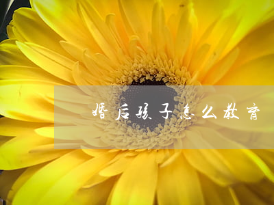 離婚后孩子怎么教育