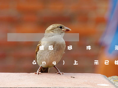 離婚后為何證件還顯示已婚(離婚了但網(wǎng)上顯示已婚)