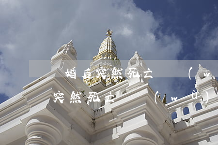 離婚后突然死亡債務(wù)怎么辦(離婚后突然死亡債務(wù)怎么辦)