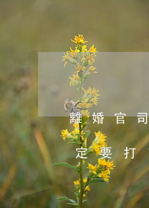 離婚官司找關(guān)系有用嗎(離婚一定要打官司嗎)