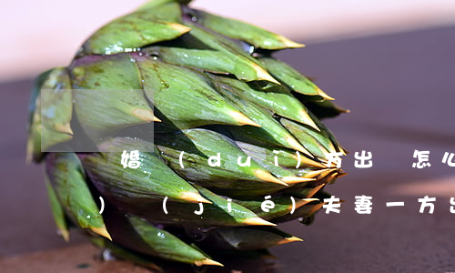 離婚對(duì)方出軌怎么調(diào)節(jié)(夫妻一方出軌怎么離婚)