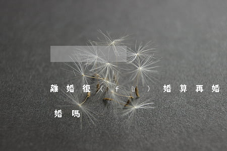 離婚復(fù)婚算再婚(復(fù)婚算再婚嗎)