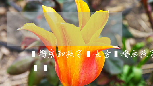 離婚房和孩子歸女方(離婚后孩子歸女方房子歸誰)