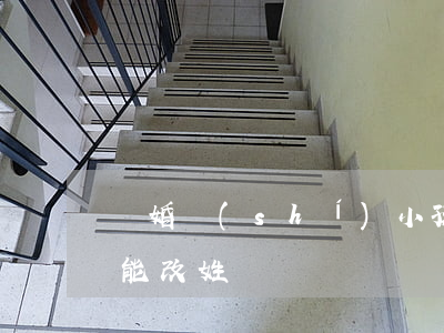 離婚時(shí)小孩能改姓嗎(離婚了小孩能改姓嗎)