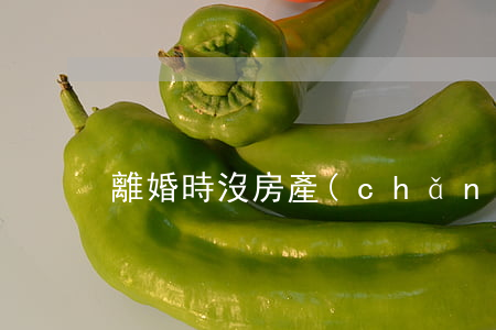 離婚時沒房產(chǎn)怎么辦