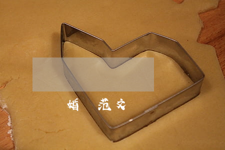 離婚書范文