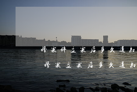 離婚案件立案后多久通知調(diào)解(離婚案立案后多久通知被告)