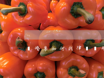 離婚案如何找律師,離婚案律師怎么找 離婚案如何找律師,離婚案律師怎么找