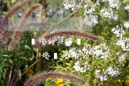 離婚的孩子長(zhǎng)大結(jié)婚(離婚后的孩子)