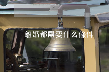 離婚都需要什么條件