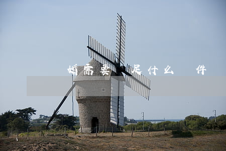 離婚需要滿足什么條件