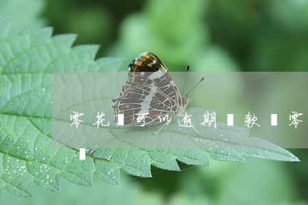 零花寶可以逾期還款嗎(零花寶可以逾期還款嗎)
