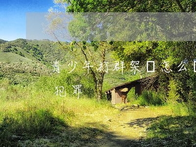 青少年打群架該怎么處罰（打架斗毆屬于什么犯罪）