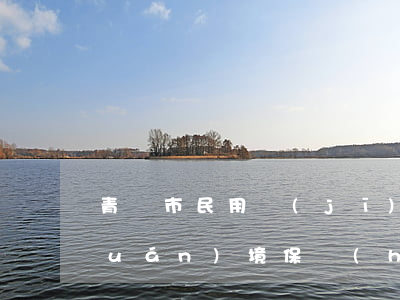 青島市民用機(jī)場凈空和電磁環(huán)境保護(hù)管理辦法最新修訂版【全文】