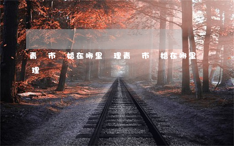 青島市離婚在哪里辦理(青島市離婚在哪里辦理)