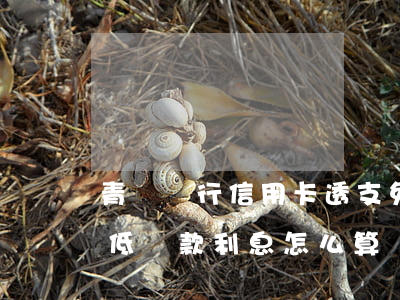 青島銀行信用卡透支免息(青島銀行信用卡最低還款利息怎么算)