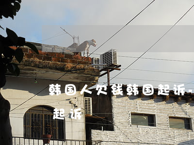 韩国人欠钱韩国起诉-在韩国借钱不还如何起诉