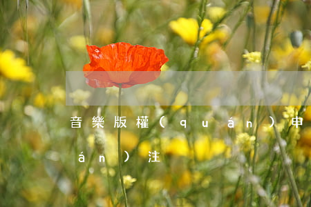 音樂版權(quán)申請(音樂版權(quán)注冊)