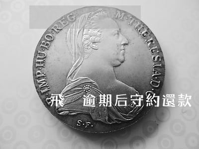 飛豬逾期后守約還款