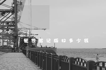 餐饮登记版权多少钱