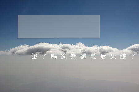 餓了嗎逾期還款后果(餓了嗎還款在哪里還款)