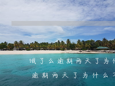 饿了么逾期两天了为什么不打电话-饿了么逾期两天了为什么不打电话了