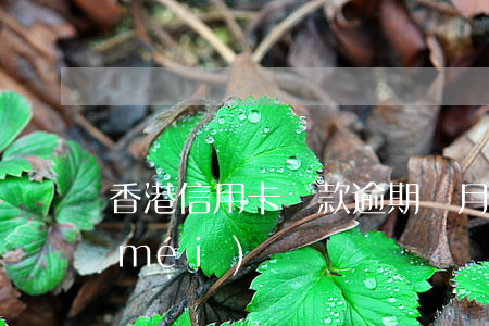 香港信用卡還款逾期兩月(信用卡還款日沒(méi)還)