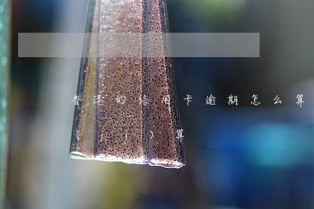 香港的信用卡逾期怎么算(信用卡逾期利息計(jì)算)