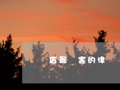 駐馬店最厲害的律師(駐馬店最厲害的律師)