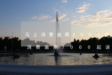 马上消费逾期2000会被起诉吗(马上金融消费逾期7000起诉会不会立案)