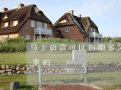 马上贷款可以逾期多久(贷款逾期几个小时有事吗)